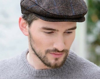 IRISH Trinity Tweed Flat Cap - Brown