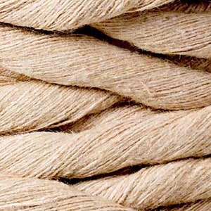 9mm Single Strand Cotton Macrame Cord BOBBINY Macrame String DIY Macrame Macrame Rope 100% Cotton Recycled Cotton Weaving Sand