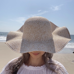 Straw beach hat, Women's sun hat