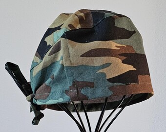 Camouflage Surgical Scrub Cap