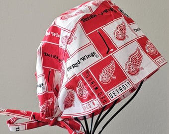 Detroit Red Winds Surgical Scrub Cap