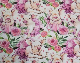 Ballerina Pig Surgical Scrub Cap