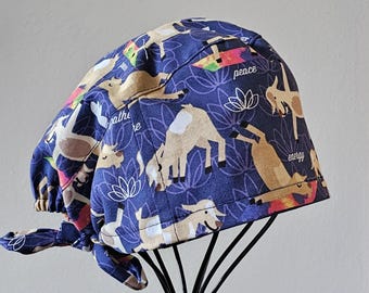 Yoga Goats Surgical Scrub Cap