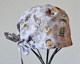 Peanuts Halloween Surgical Scrub Cap