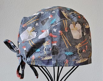 Chinese Food Surgical Scrub Cap