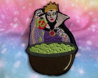 Parche bordado de la Reina Malvada hecho a pedido