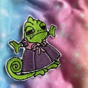 Pascal In A Dress Embroidered Patch Made To Order