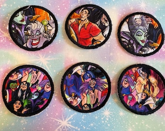 Parches termoadhesivos inspirados en villanos