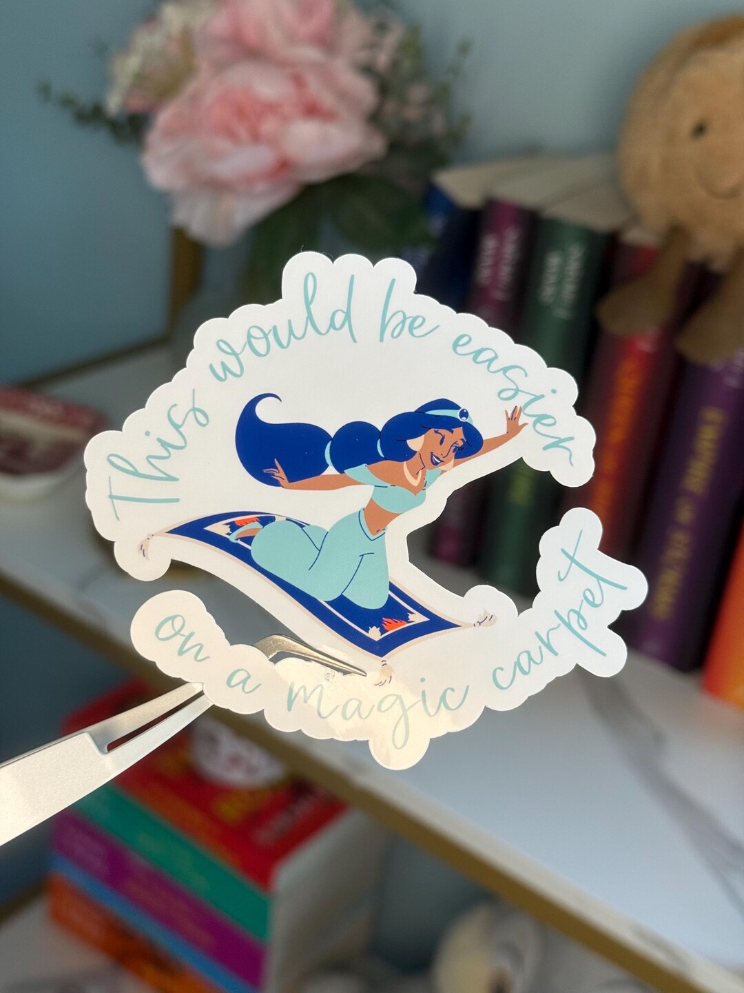 Magic Carpet Sticker Princess Magic Carpet Run Disney-inspired Sticker - Etsy