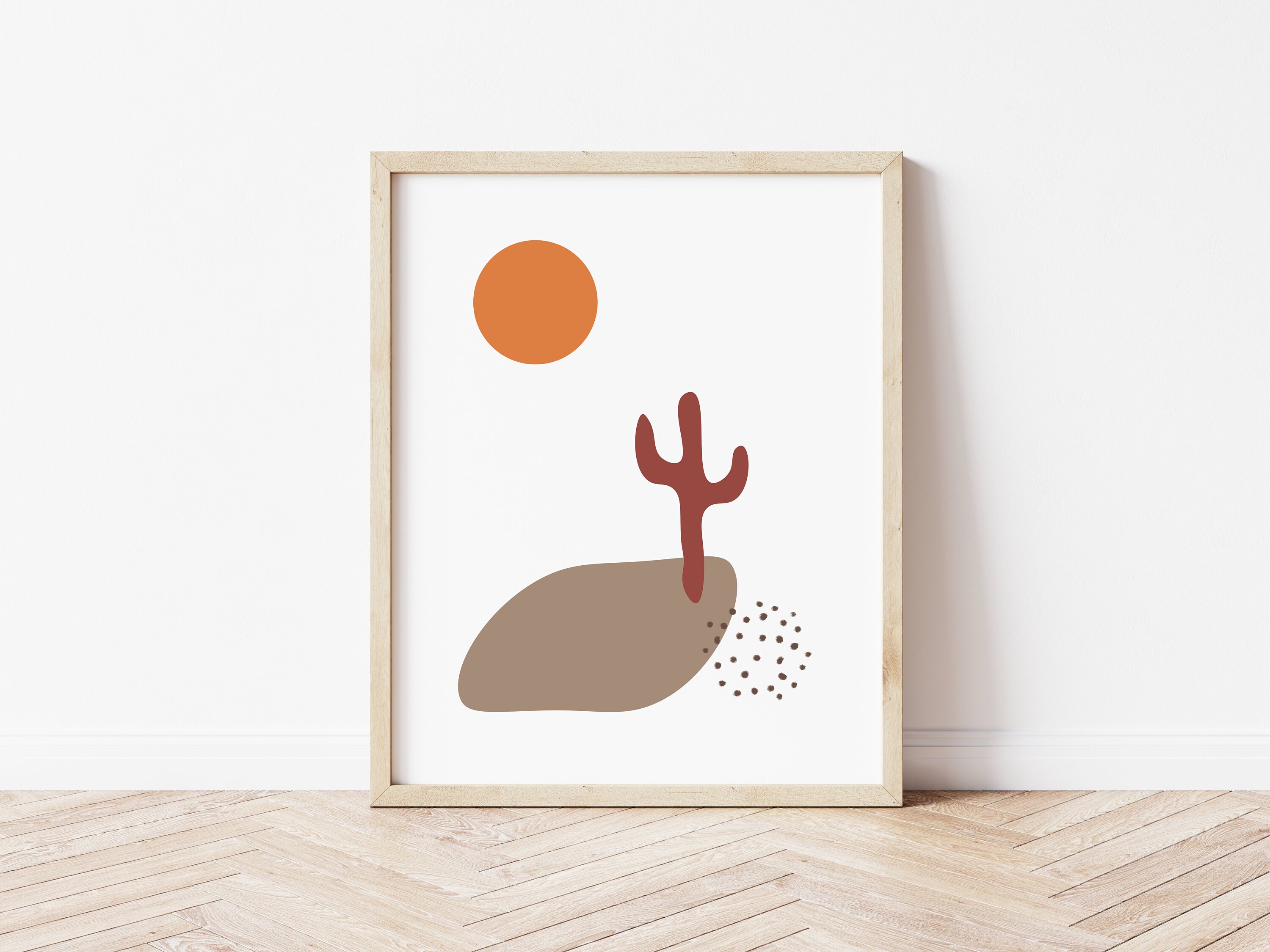 Set of 3 INSTANT DOWNLOAD Boho Printable Wall Art Abstract Mid - Etsy