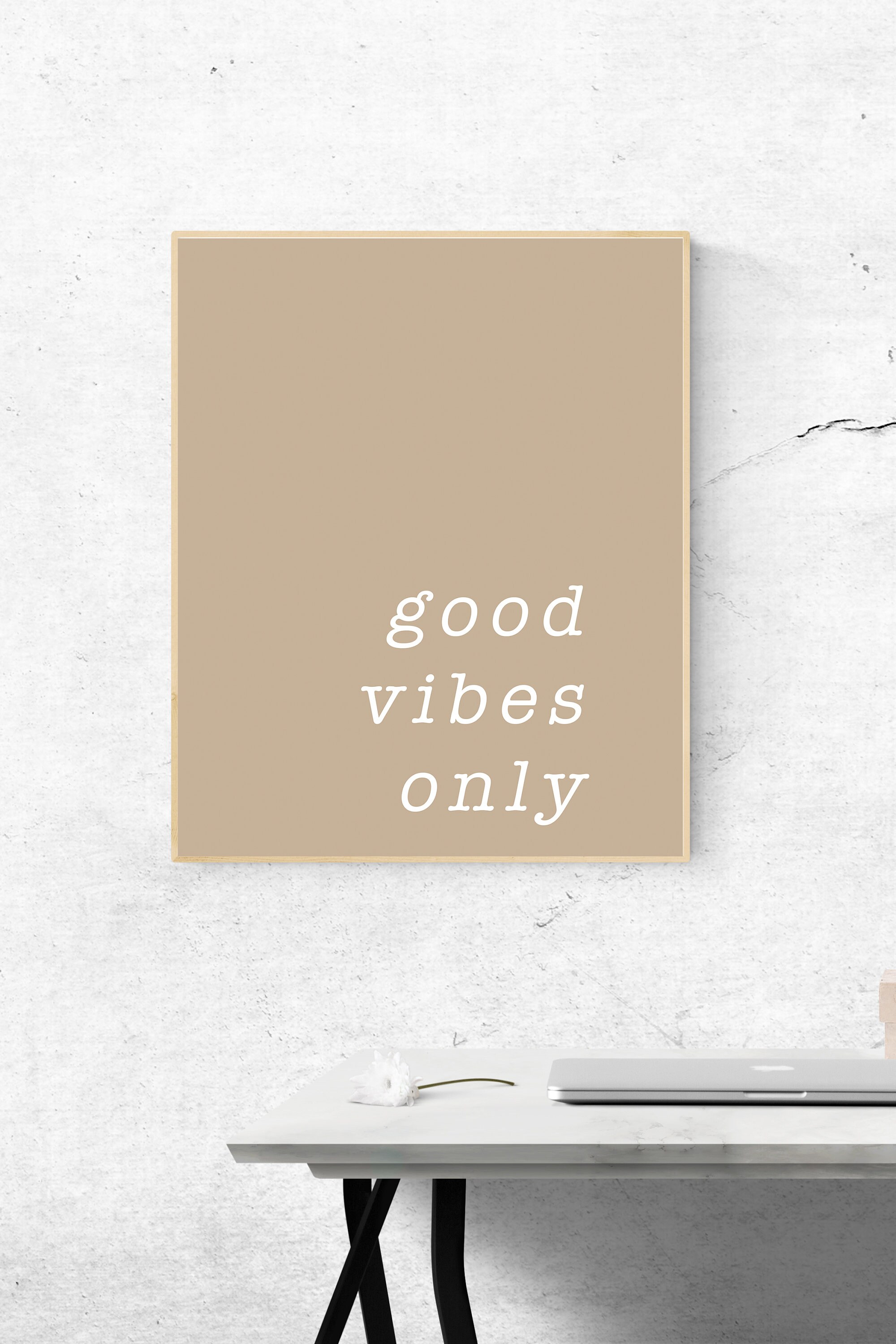 Good Vibes Only Wall Art Good Vibes Only Art Print Boho Etsy