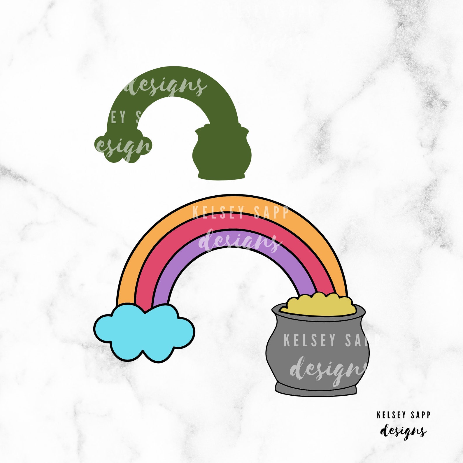 Pot of Gold SVG Digital Design Cut File for Cricut and | Etsy