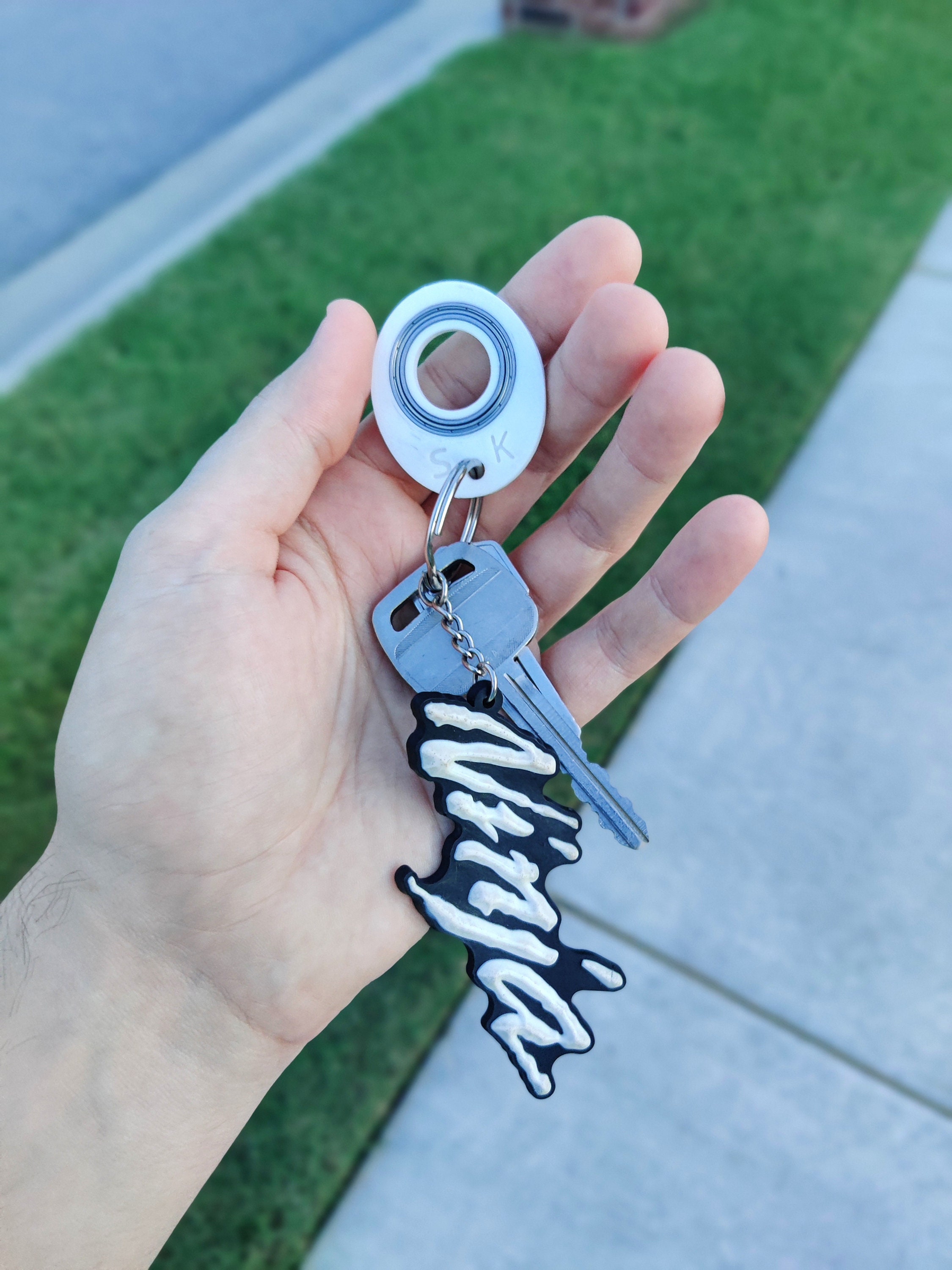 Sling Key, Fidget Keychain Spinner, Key Chain, Key, Key Holder, Fidget