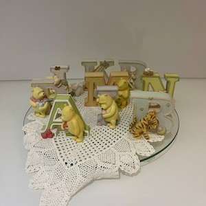 Winnie the Pooh Alphabet Letters, Initials