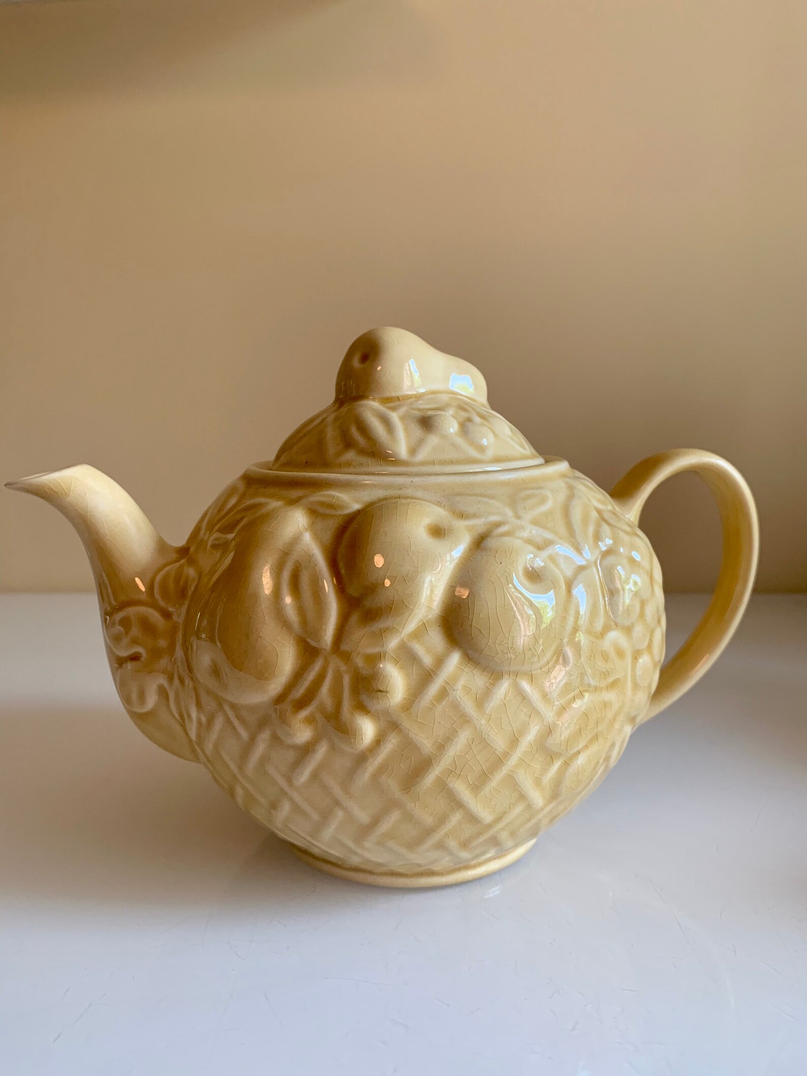 Vintage Wade England Fruit Mellow Yellow Teapot Sugar & Etsy