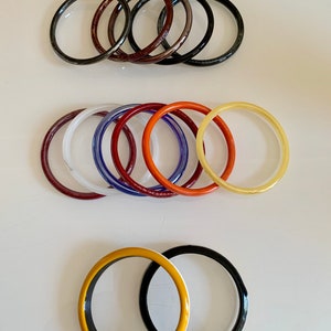 Vintage Glass Bangles Stack You Choose