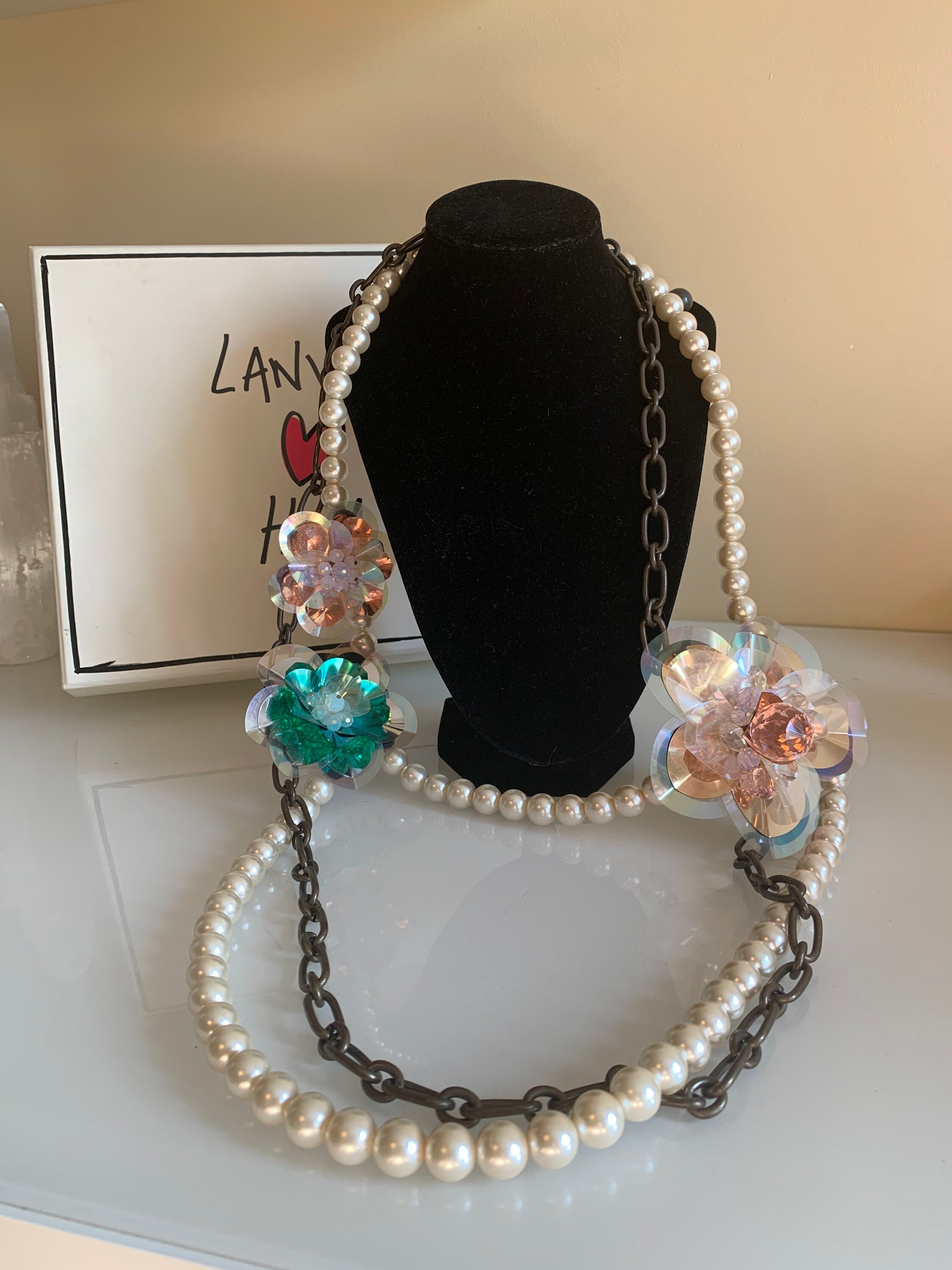 Stunning Lanvin for H\u0026M Pearl Chain 