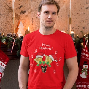 Merry Christmas - Festive Handbell T-Shirt UNISEX