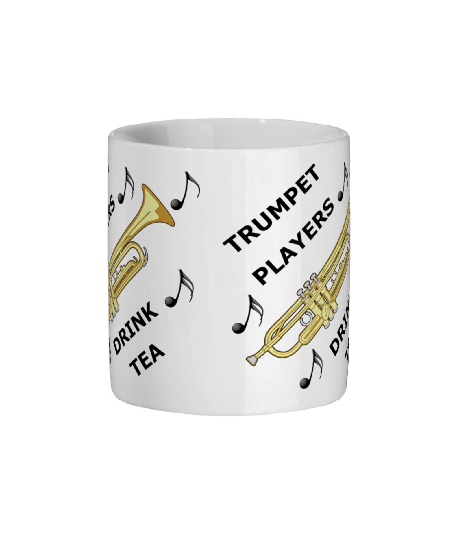 Trumpet Players Drink Tea Ceramic Mug Etsy