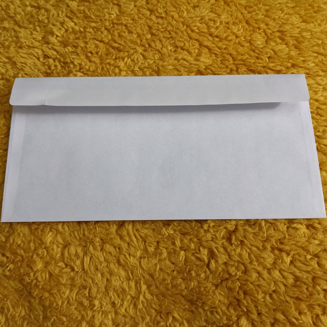 DL White Envelope 11cm x 22cm Peel & Seal Etsy