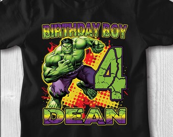 Download Hulk Birthday Shirt Etsy