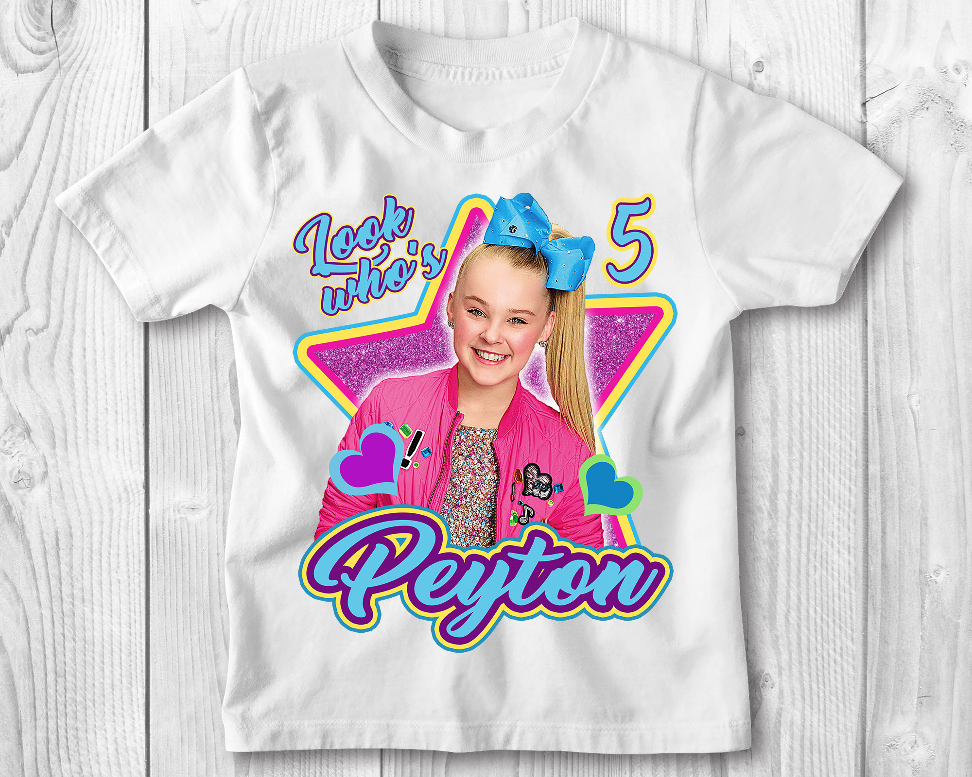 Jojo Siwa Birthday Shirt Jojo Siwa Birthday T-shirt Jojo | Etsy