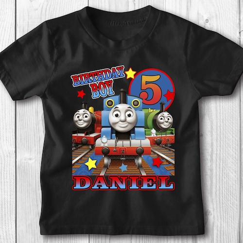 Thomas and Friends Birthday Shirt, Thomas and Friends Birthday T-shirt, Thomas and Friends, Personalized Shirt, Custom Shirt, Birthday