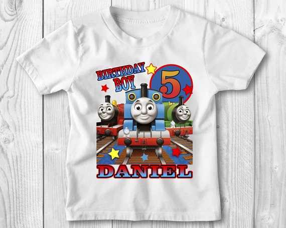 Thomas and Friends Birthday Shirt, Thomas and Friends Birthday T-shirt,  Thomas and Friends, Personalized Shirt, Custom Shirt, Birthday - Etsy