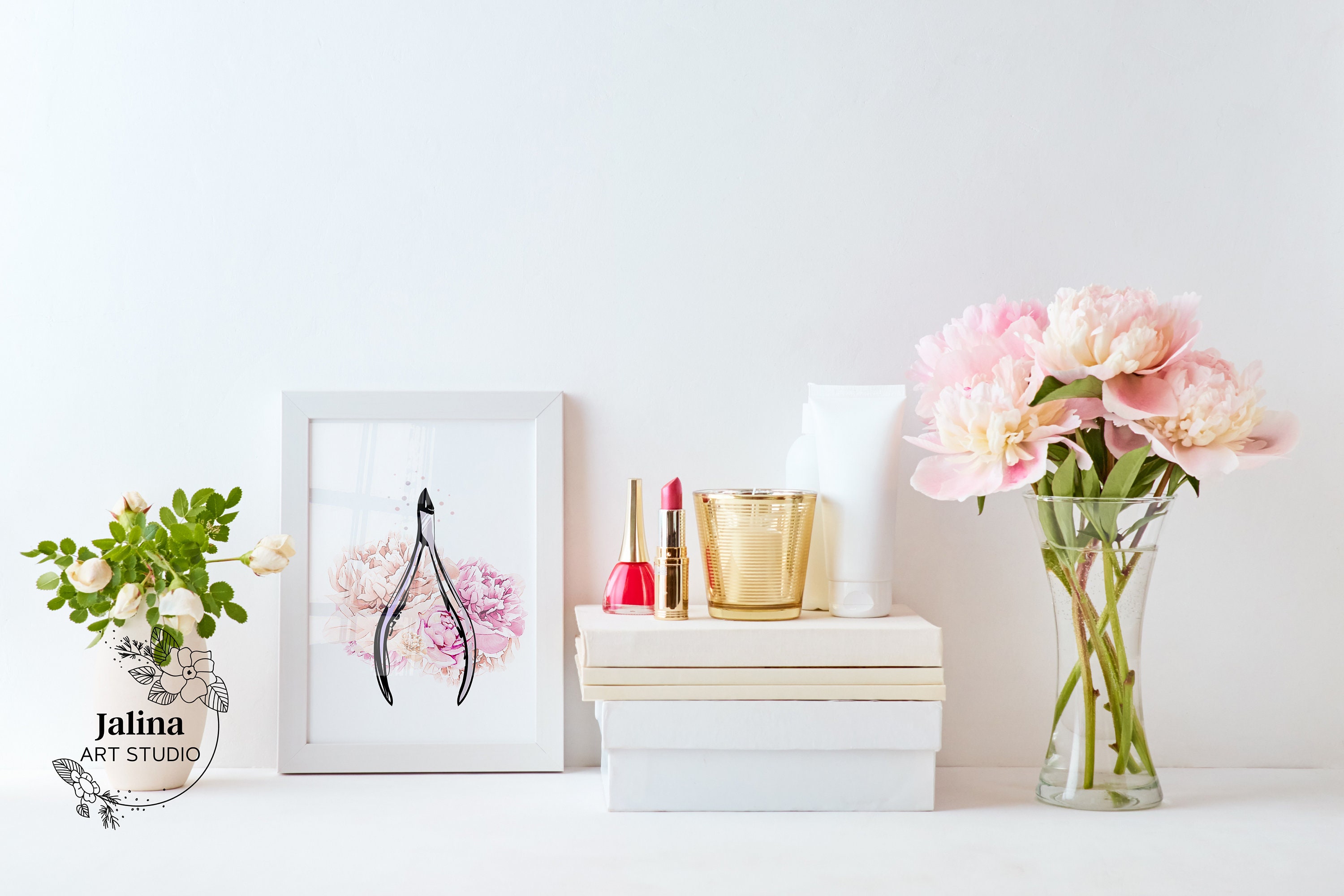 Nail salon wall art Instant Download Nail salon decor with Etsy