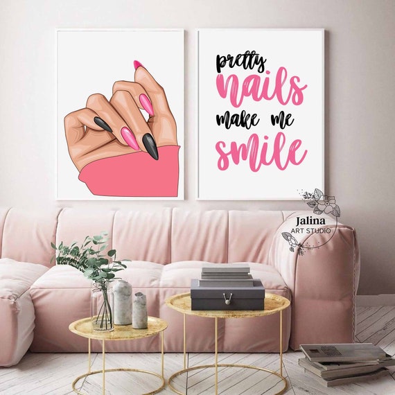 Nail Salon Wall Decor, Nail Room Wall Art, Nail Studio Decor, Nail Tech  Gift, Nail Bar Wall Art DIGITAL DOWNLOAD -  Finland