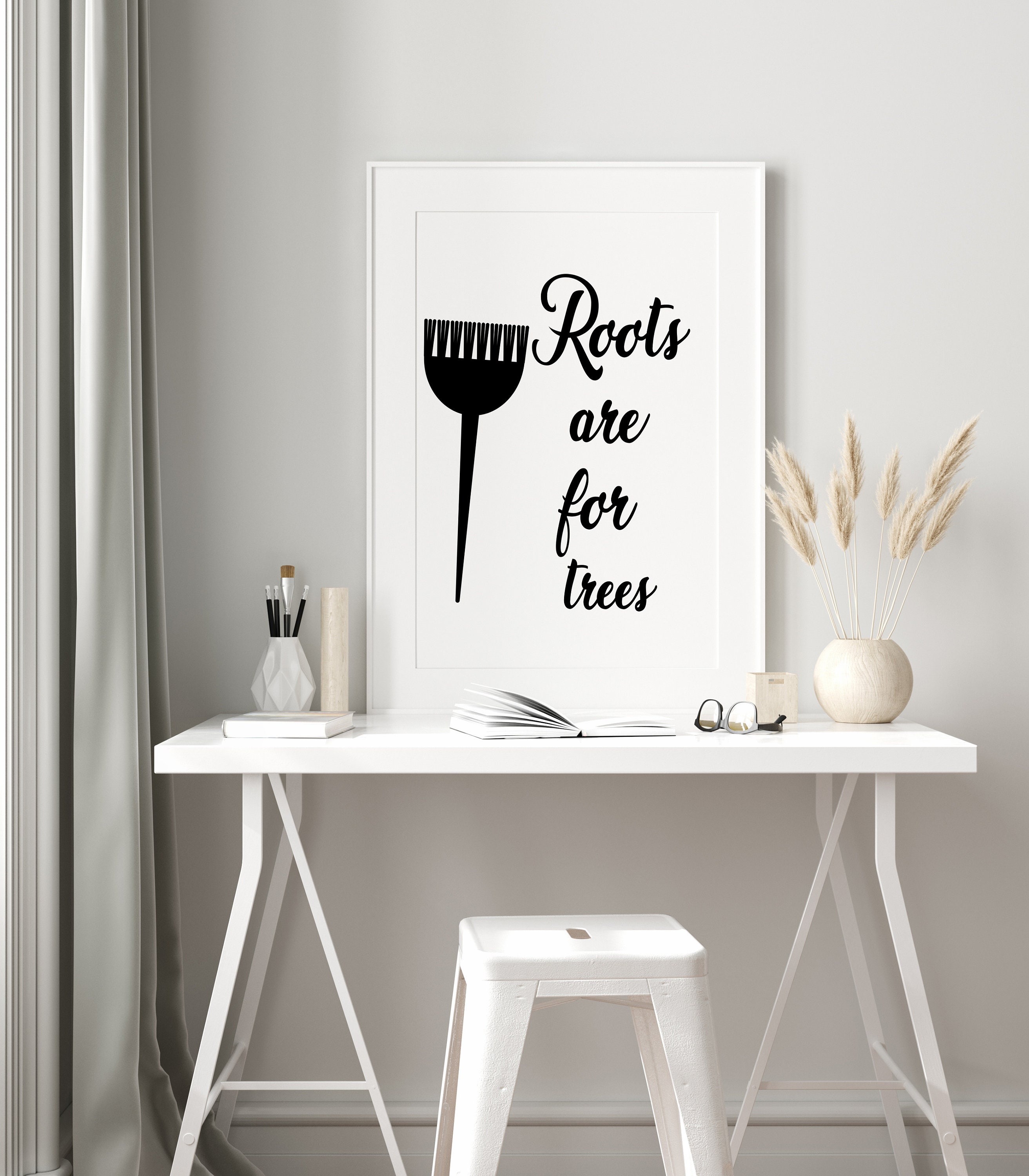 Hair salon decor Printable wall art for hair stylist room | Etsy