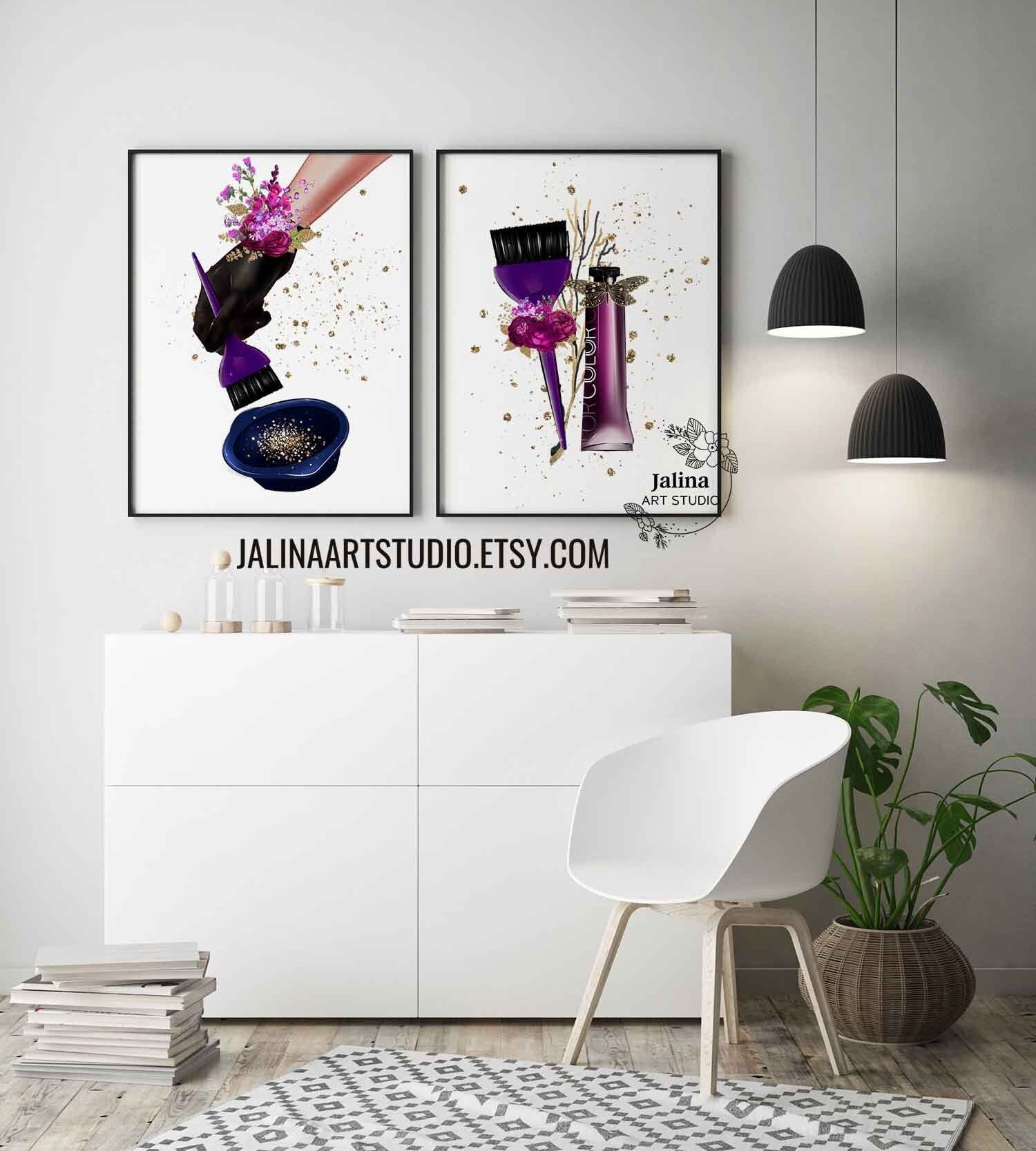 Hair Stylist Wall Art