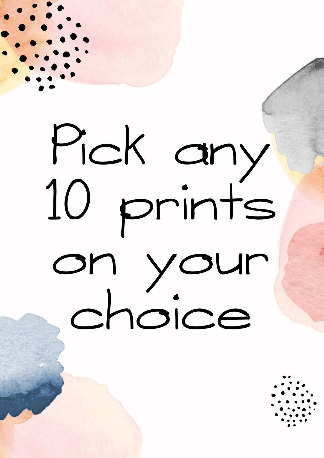 Order Custom Posters Set of 10 Prints Etsy