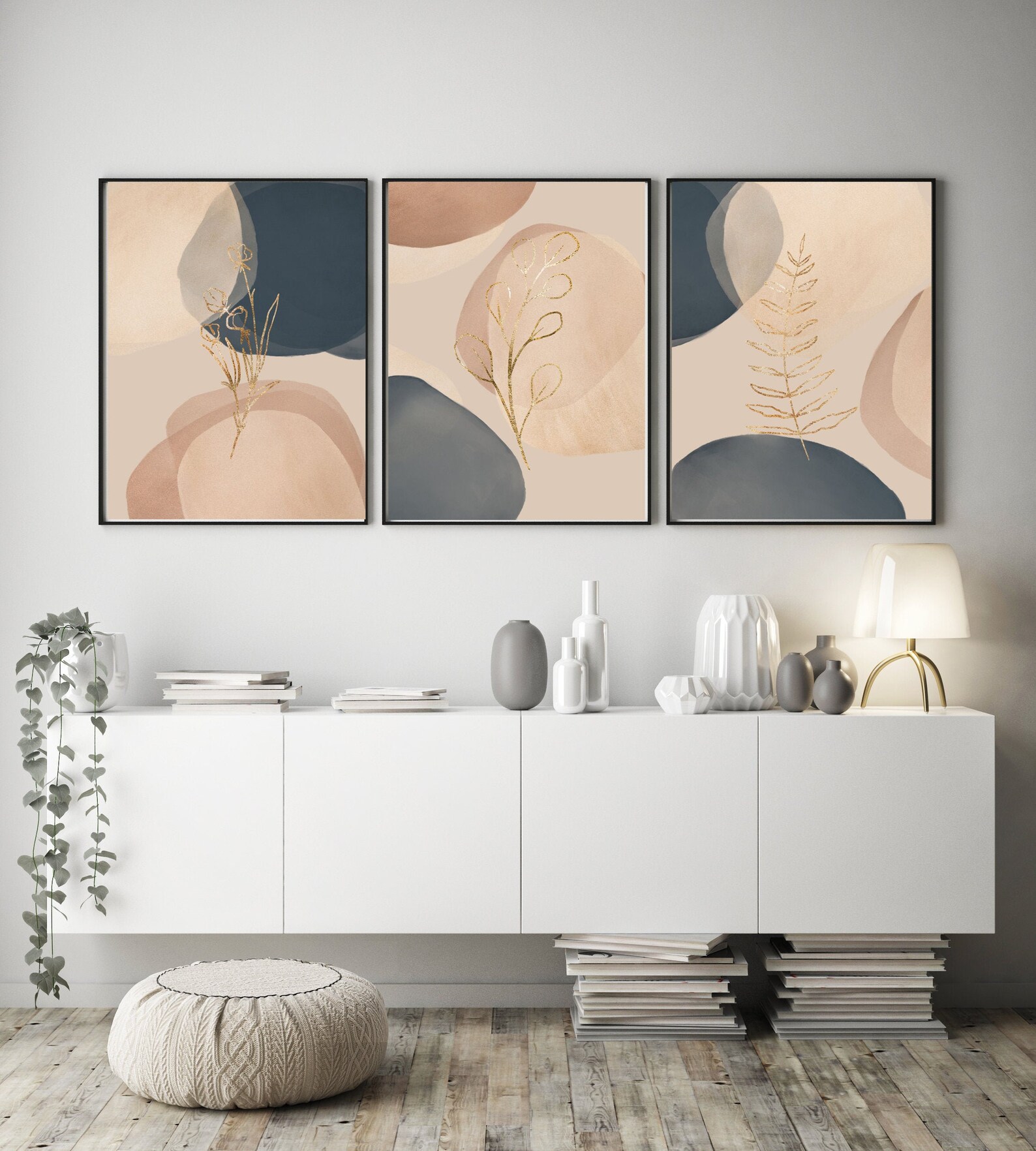 3 Piece Wall Art for Above Bed Decor Aesthetic Boho Printable Etsy UK
