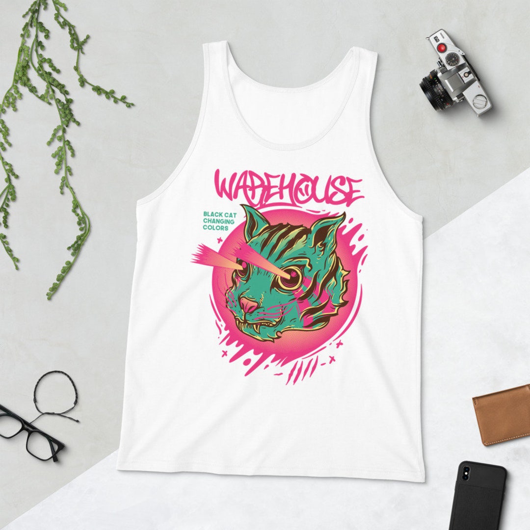 Warehouse black Cat Changing Colors Etsy