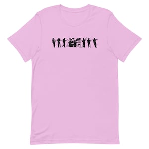The Band Silhouette- Kurzärmeliges Unisex T-Shirt