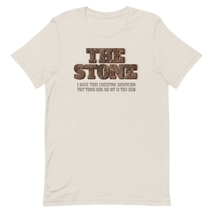 The Stone - Camiseta unisex de manga corta