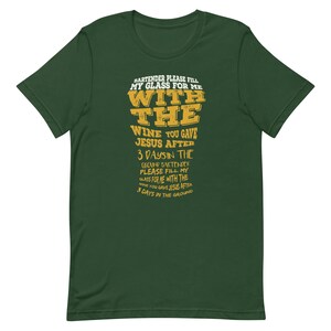 Barkeeper (Gold Typography) - Kurzärmeliges Unisex T-Shirt