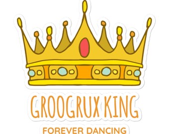 Groogrux King - Bubble-freie Sticker