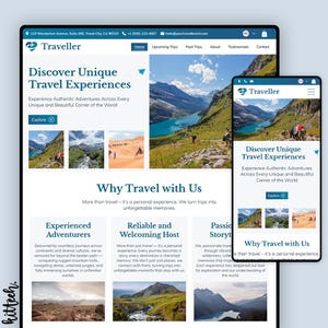 Wix Studio Travel Website Template: Travel Blogger, Agency, Tourism Site