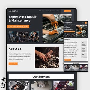 Wix Studio Auto Repair Template: Modern Car Shop Website