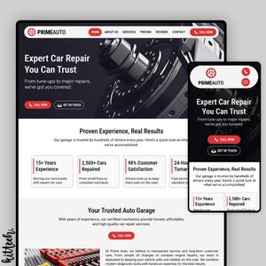 Auto Repair Wix Studio Website Template, Car mechanics, garages,Tire,brake fix service Vehicle diagnostics,detailing,detailer,services,shop