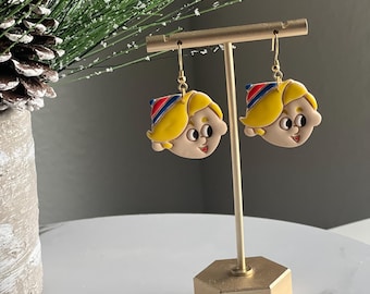 Hermie de Elf (uit Rudolph) Klei Oorbellen