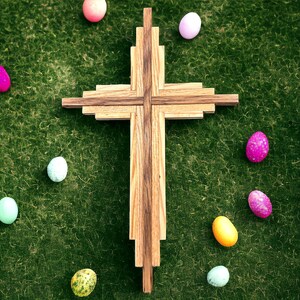 Hand crafted cross wall hanging
