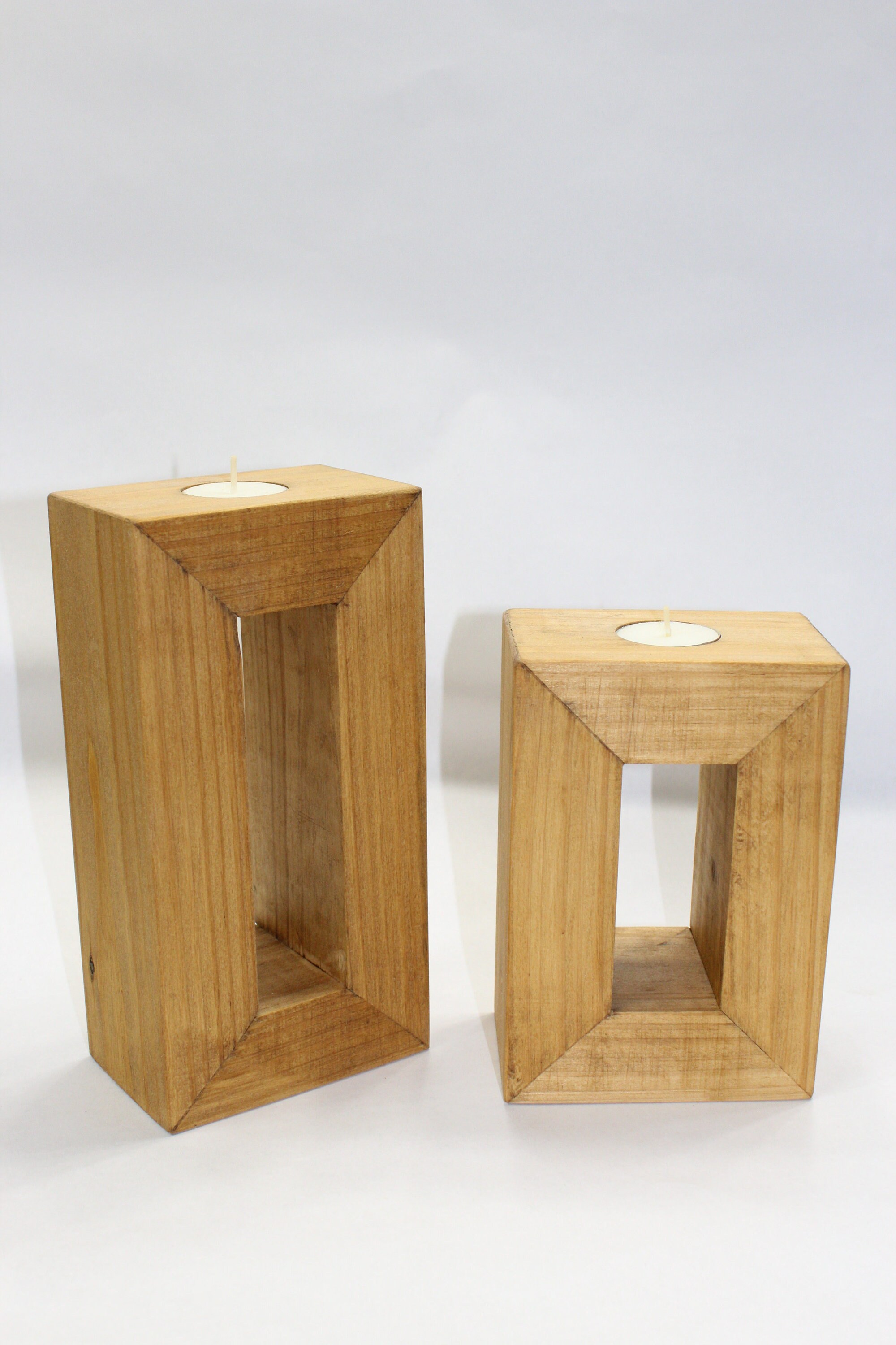 Box Style Tealight Candle Holders Etsy UK