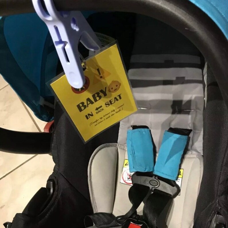 Baby In Car Reminder Tag Hyperthermia Hot Car Death Prevention
