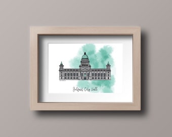 Belfast City Prints: Capturing the Charm of Northern Ireland - Digital Art Decor