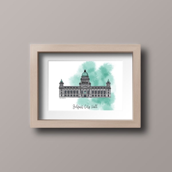 Belfast City Prints: Capturing the Charm of Northern Ireland - Digital Art Decor