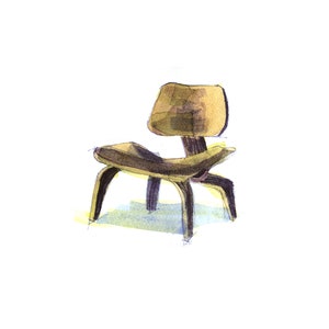 Eames Sperrholzstuhl