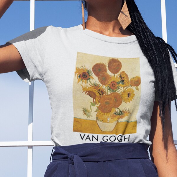 Sunflowers Van Gogh Shirt Etsy